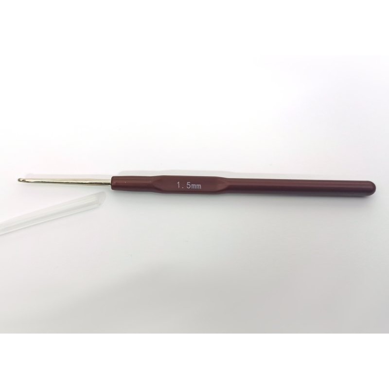 Hooks with a plastic handle in 16 sizes from 0.5 - 2.5 mm | Jimot.cz