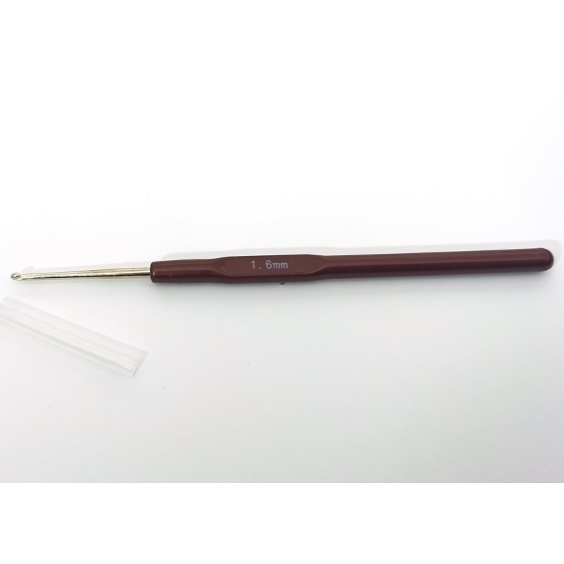 Hooks with a plastic handle in 16 sizes from 0.5 - 2.5 mm | Jimot.cz
