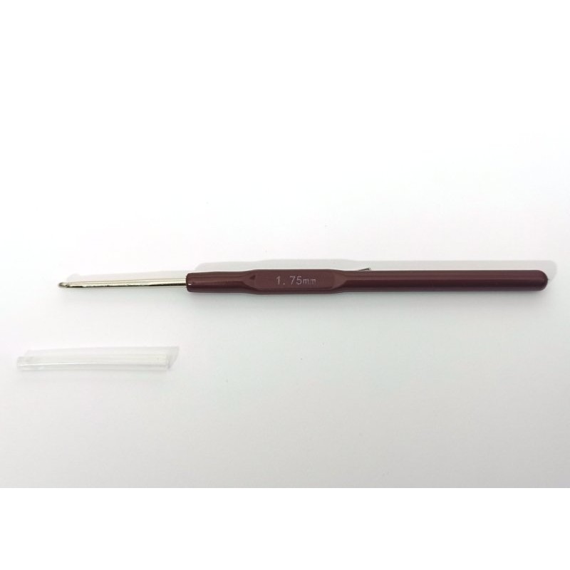 Hooks with a plastic handle in 16 sizes from 0.5 - 2.5 mm | Jimot.cz