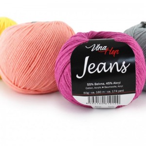 Włóczka JEANS 50g | Mieszanka bawełny i akrylu dla pasjonatów | Jimot